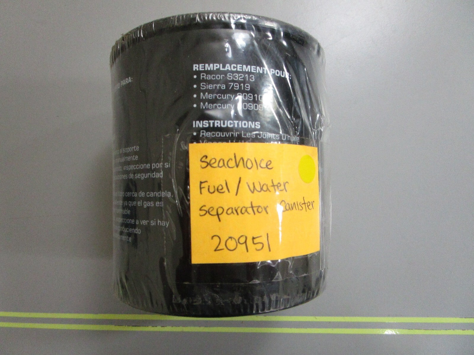 *NEW* 0810 Seachoice Fuel Water Separator Canister 20951