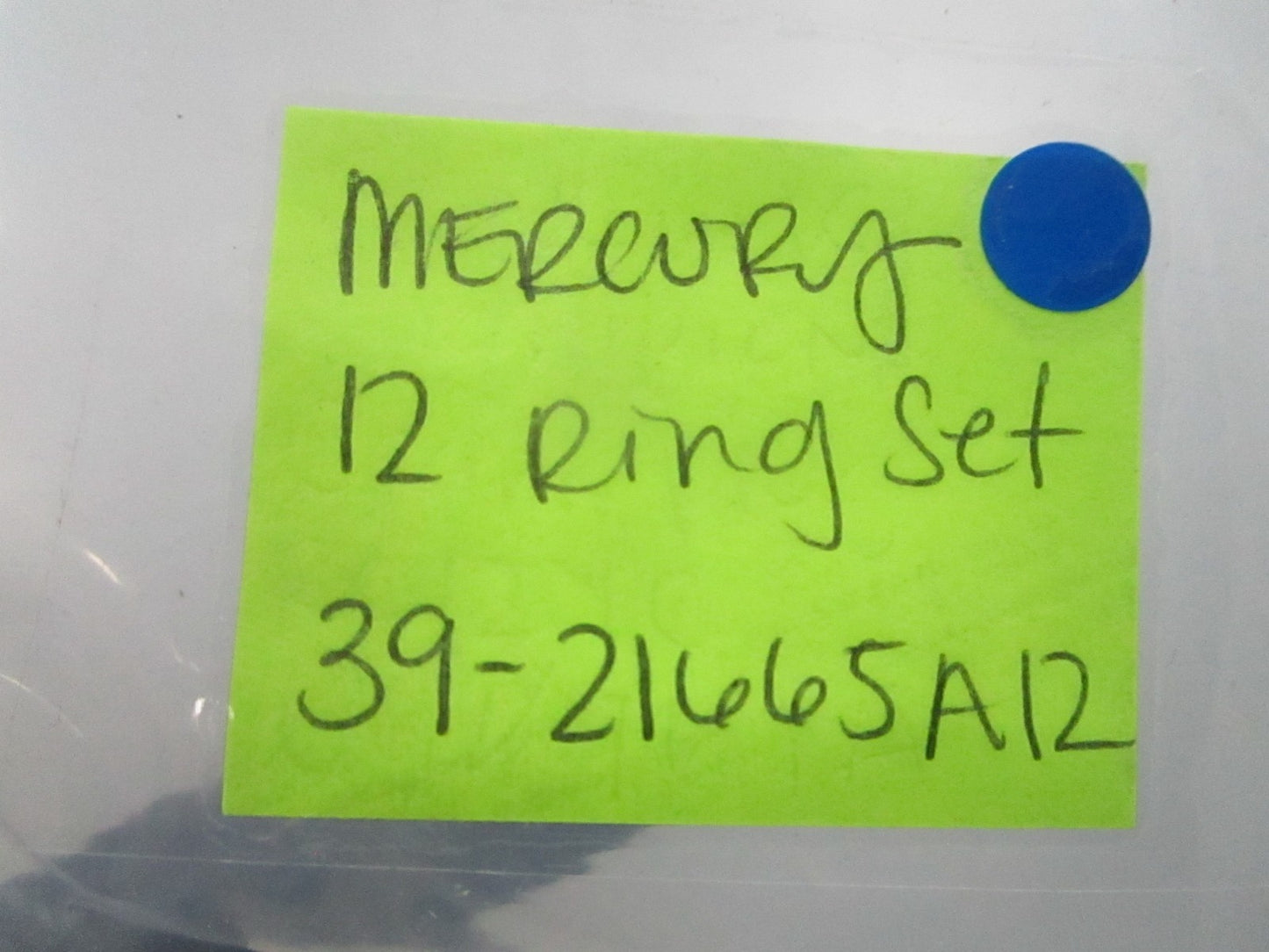 *NEW OEM* 0810 Mercury Quicksilver 12 Ring Set 39-21665A12