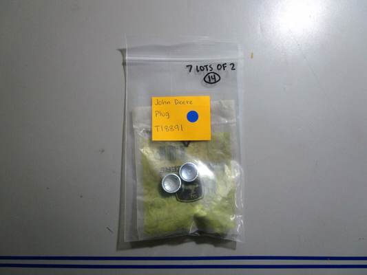 *NEW* (LOT OF 2) 0810 John Deere Plug T18891