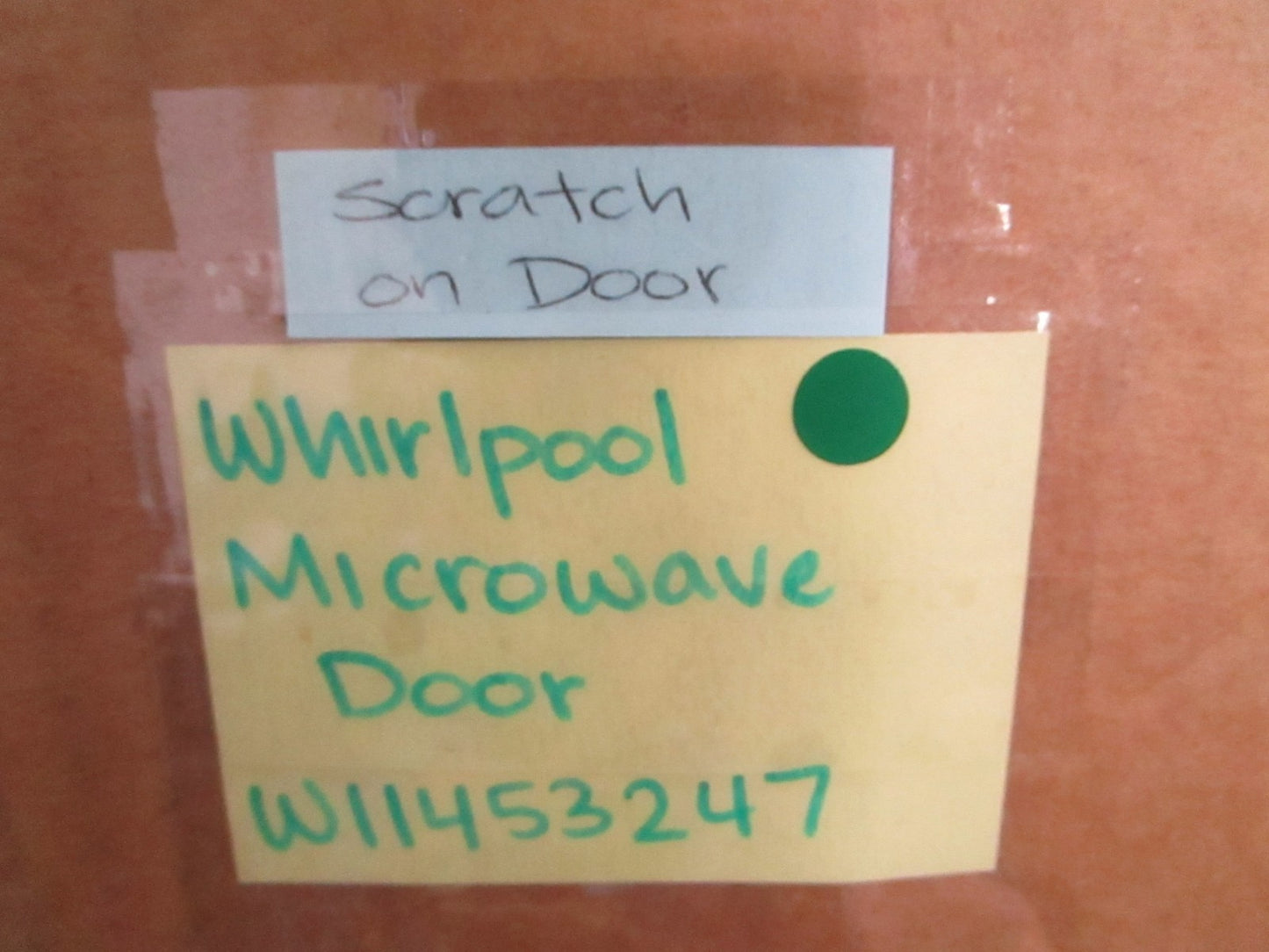 Whirlpool NEW OEM Microwave Door Assembly W11453247 NOS Genuine Factory Part 082