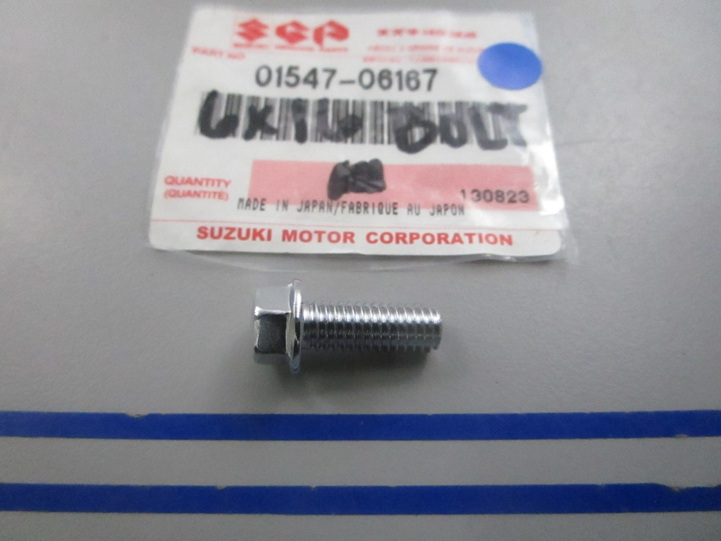 NEW OEM 01547-06167 Suzuki 6 x 16 Bolt 0810