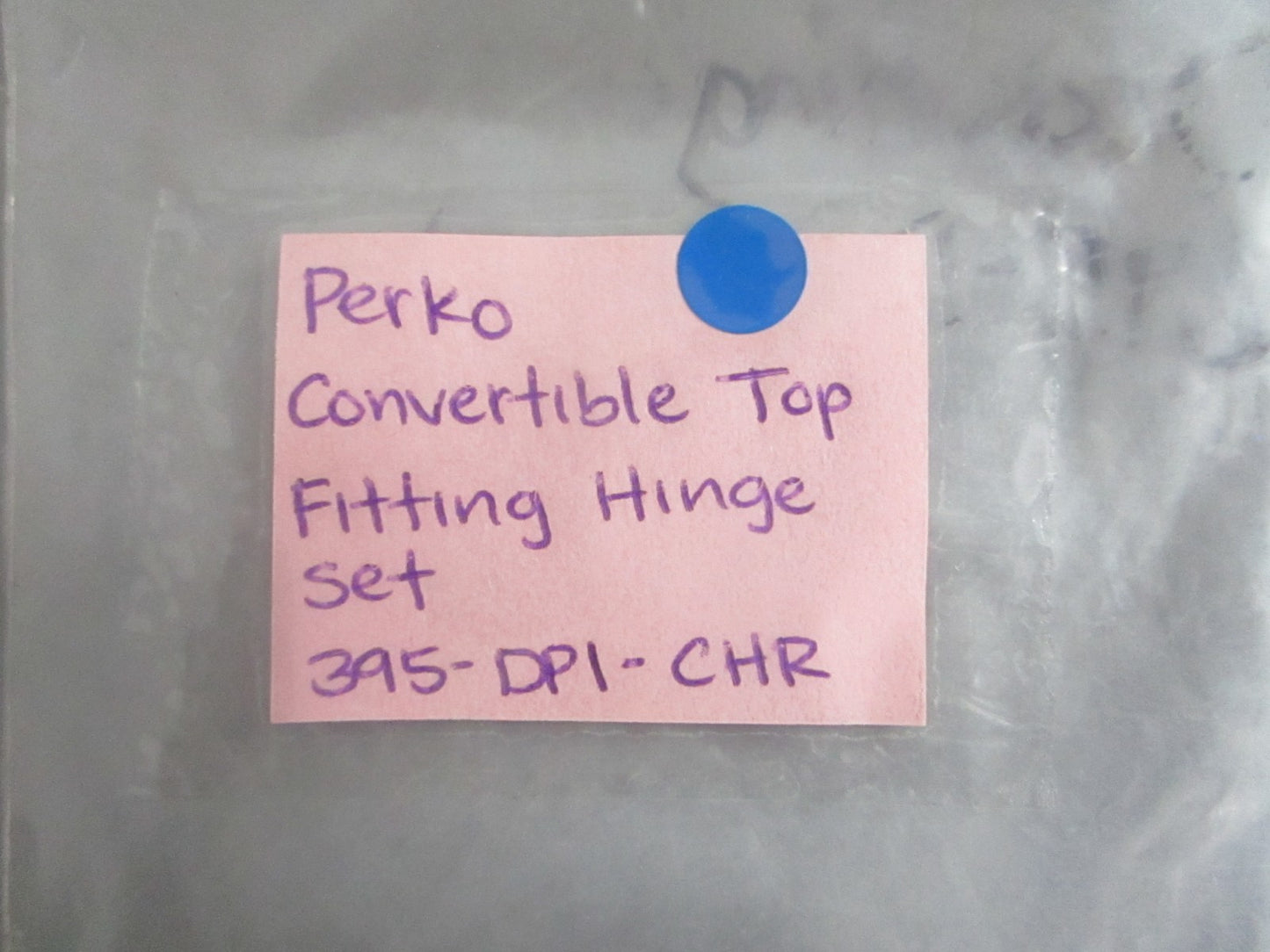 *NEW OEM* 0820 Perko Convertible Top Fitting Hinge Set 395-DP1-CHR