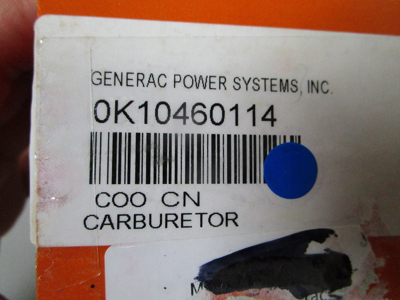 NEW OEM 0K10460114 Generac Carburetor 0720