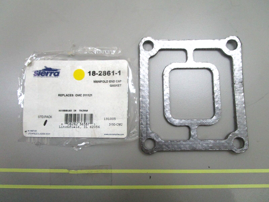 *NEW* 0750 Sierra MANIFOLD CAP GASKET 18-2861-1