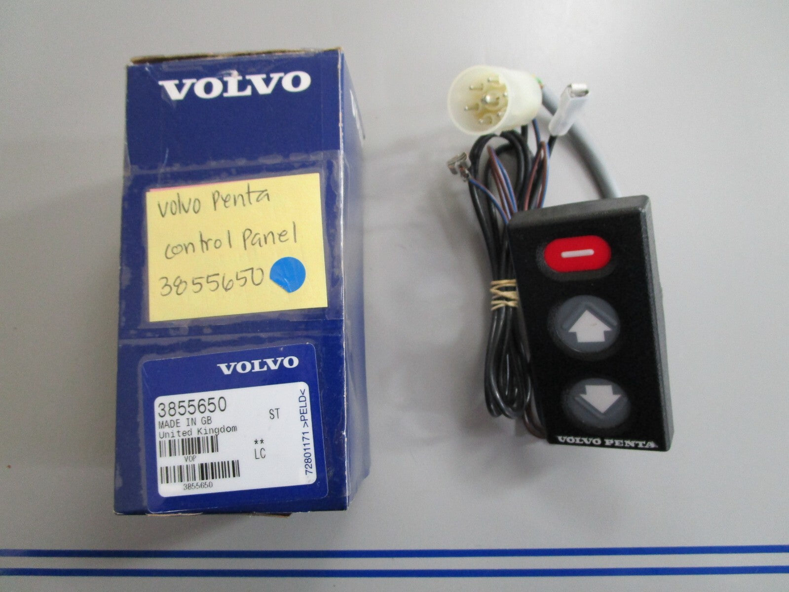 *NEW OEM* 0820 Volvo Penta Control Panel 3855650