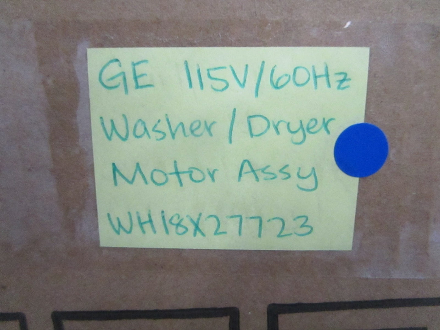 *NEW OEM* 0820 GE 115V/60Hz Washer/Dryer Motor Assy WH18X27723