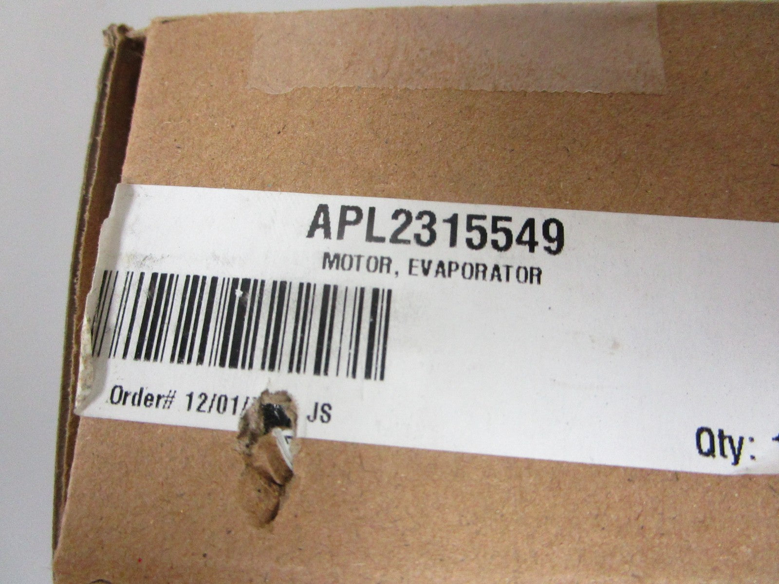*NEW* 0720 Refrigerator Evaporator Motor 115V 60Hz Replaces: Whirlpool 2315549