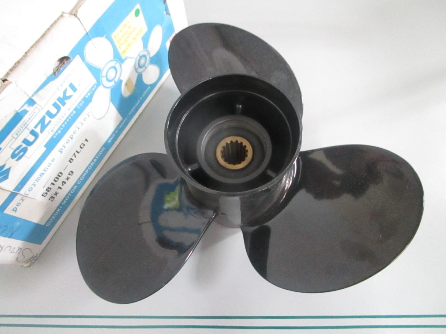 NEW OEM 58100-87LG1 Suzuki 3×14×9 Propeller 0820