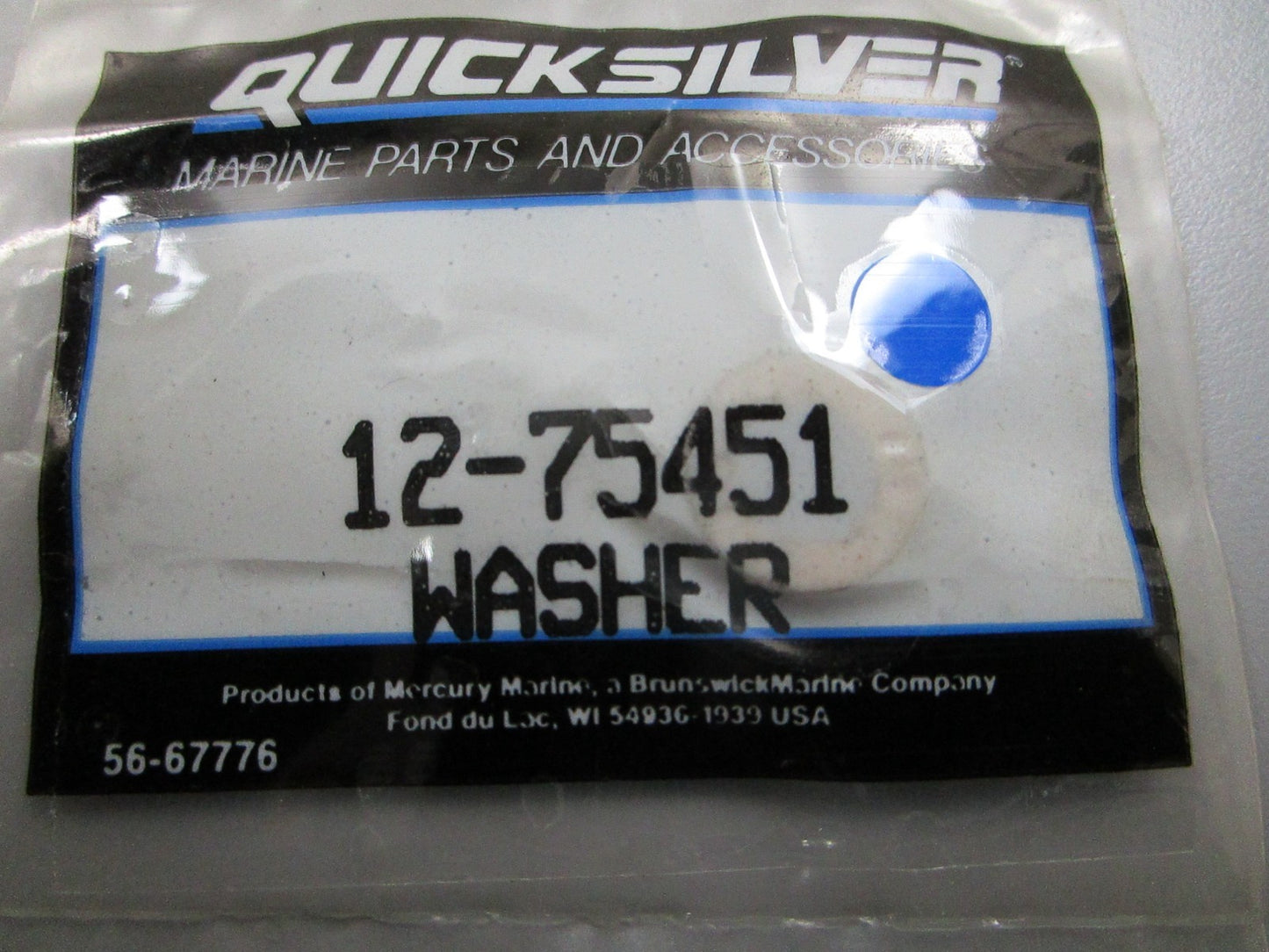 *NEW OEM* (LOT OF 3) 0810 Mercury Quicksilver Washer 12-75451