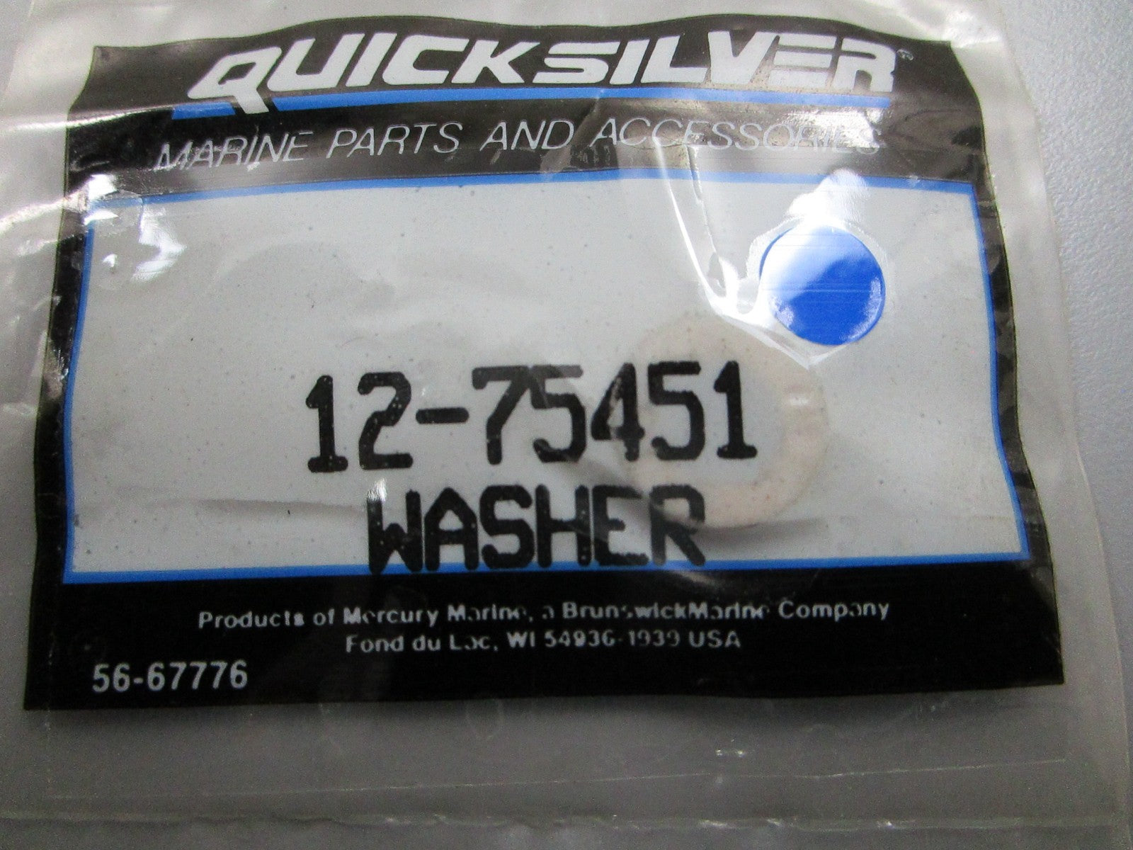 *NEW OEM* (LOT OF 3) 0810 Mercury Quicksilver Washer 12-75451