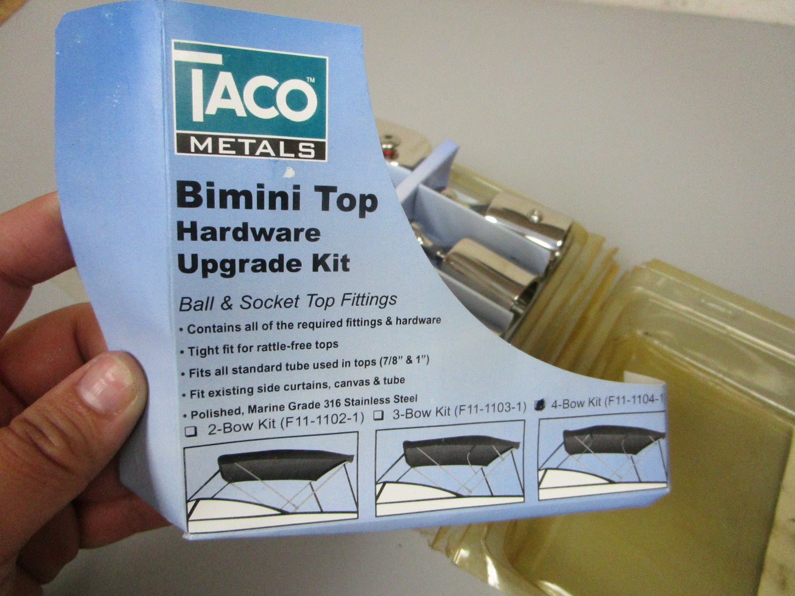 *NEW OEM* 0720 Taco Marine Bimini Top Ball & Socket Top Fittings Kit F1111041