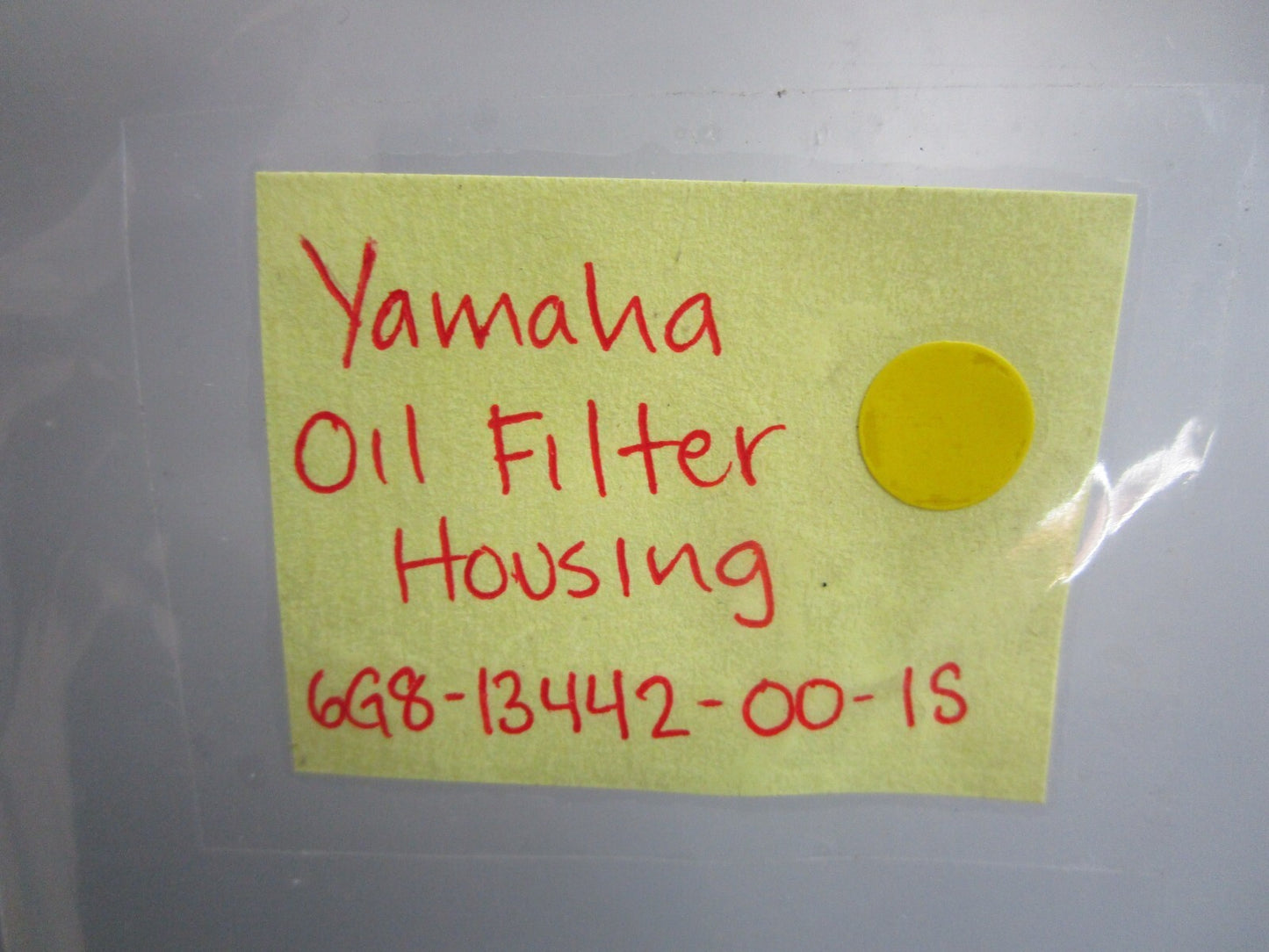 *NEW OEM* 0820 Yamaha Oil Filter Housing 6G8-13442-00-1S