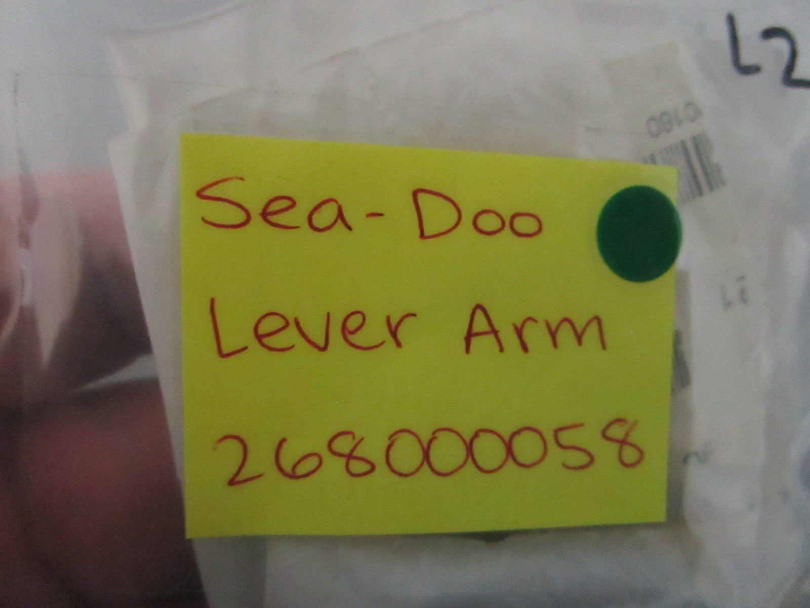 NEW (LOT OF 2) 268000058 Sea-Doo Lever Arm 0810