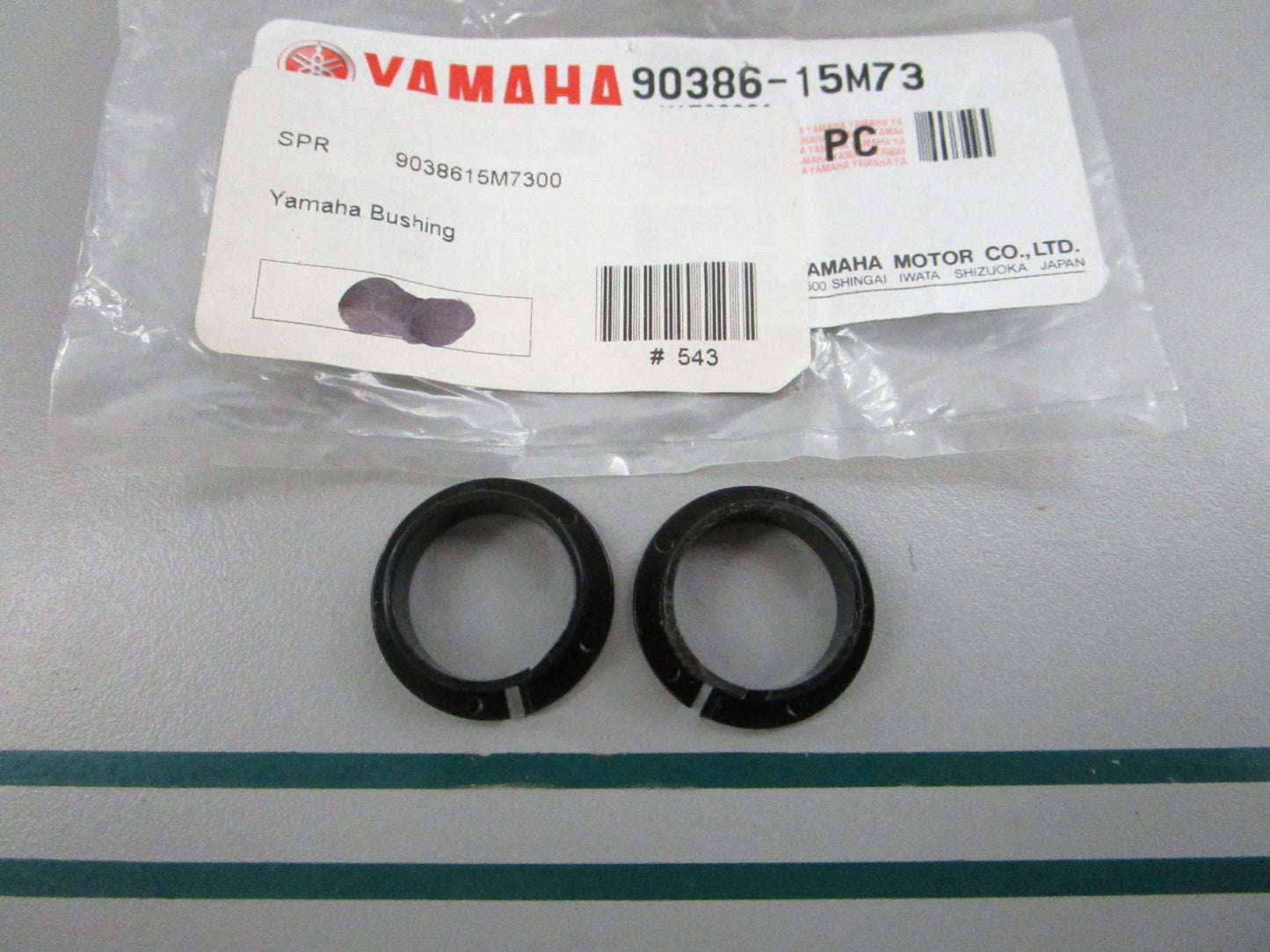 NEW OEM (LOT OF 2) 90386-15M73-00 Yamaha Bushing 0810