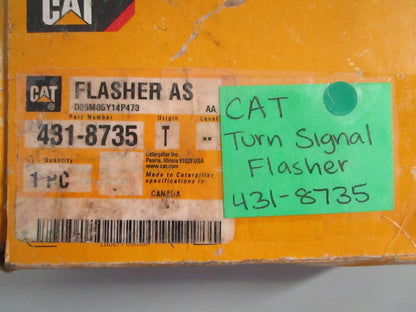 NEW OEM 431-8735 CAT Turn Signal Flasher 0820