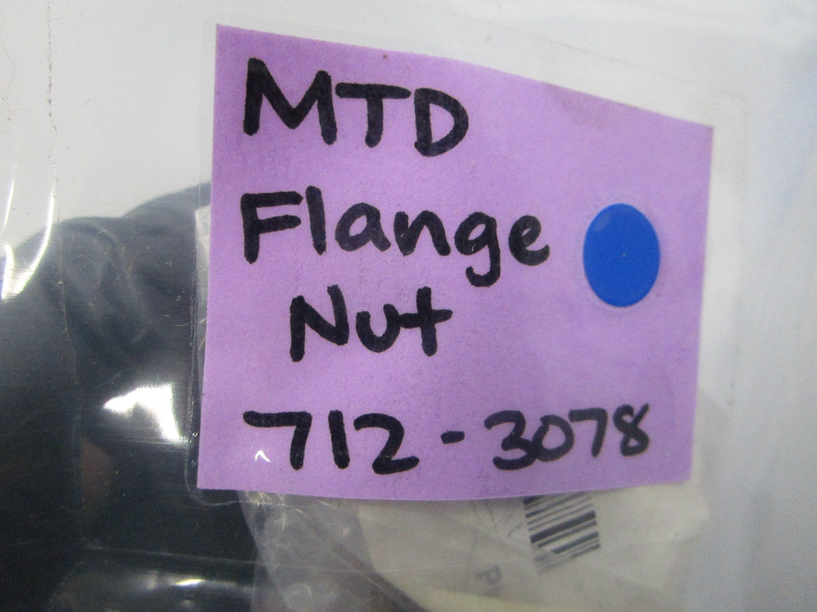 NEW OEM 712-3078 MTD Flange Nut 0810