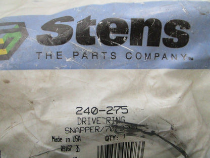 NEW Stens 240-275 Replaces: 7023364 Drive Ring 0810