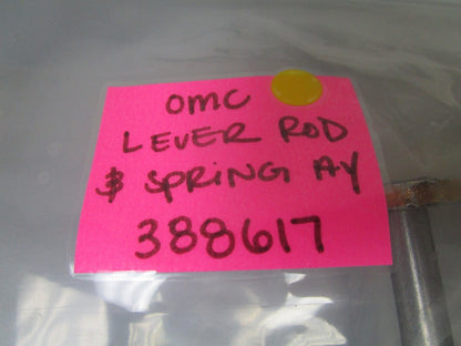 *NEW OEM* 0720 OMC Johnson Evinrude Lever Rod & Spring Assembly 388617 0388617