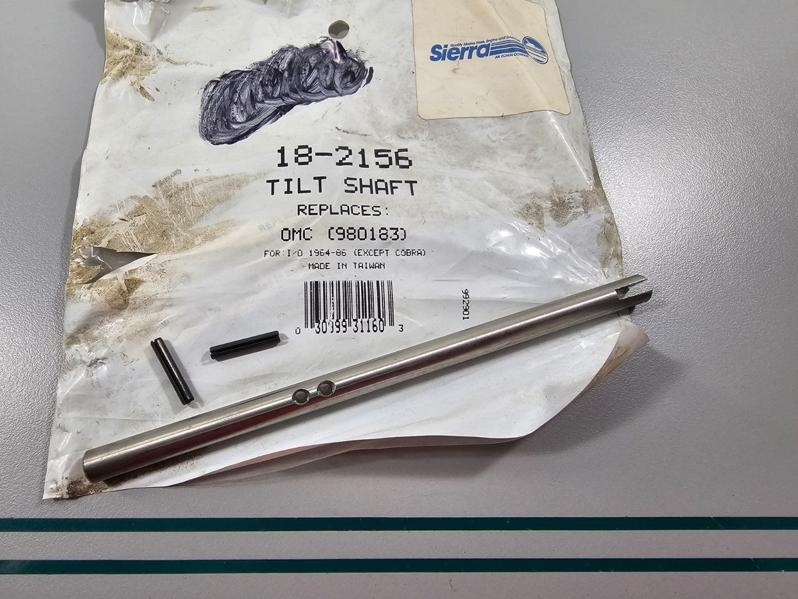 NEW 18-2156 Replaces: 980183 Sierra Tilt Shaft 0810