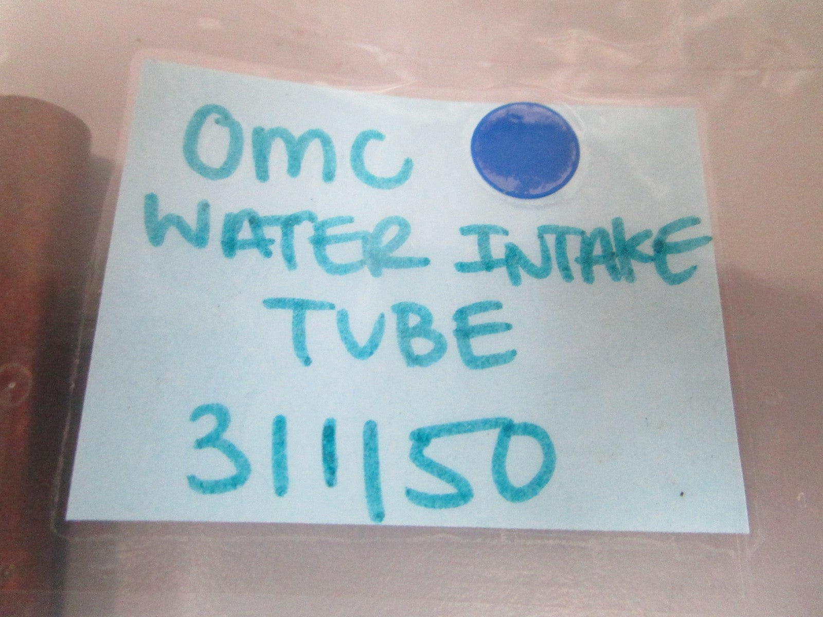 NEW OEM 311150 0311150 OMC Johnson Evinrude Water Intake Tube 0720