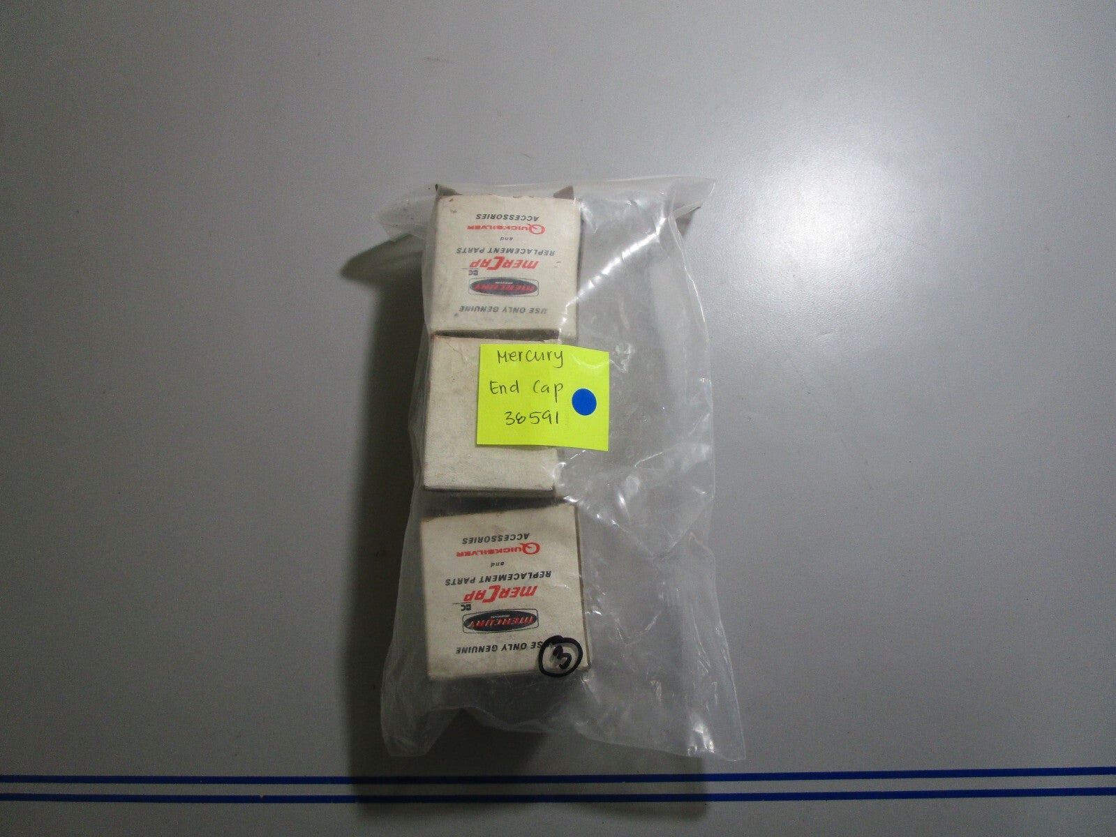 *NEW OEM* 0810 Mercury Quicksilver End Cap 38591