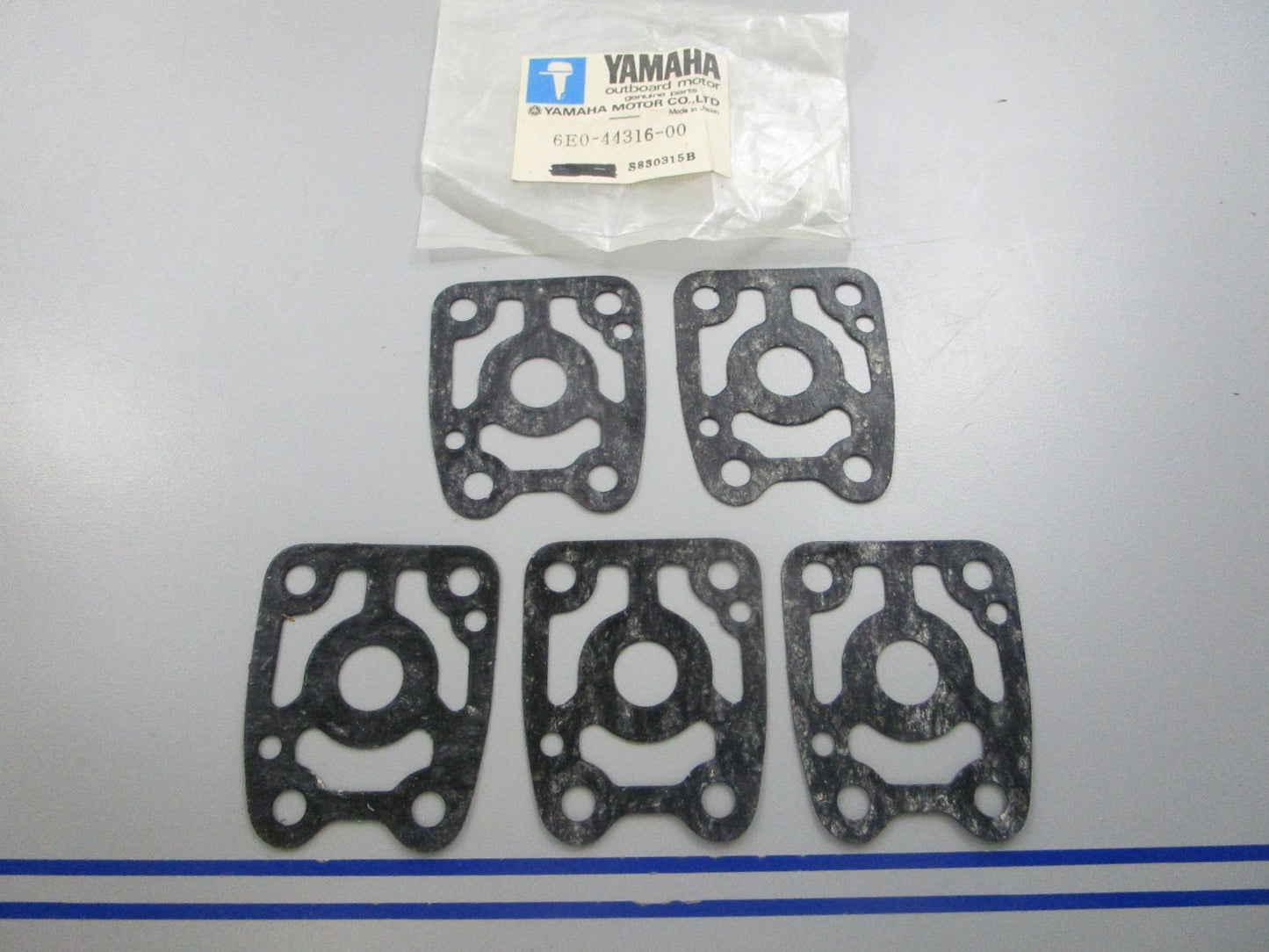NEW OEM (LOT OF 5) 6E0-44316-00-00 Yamaha Water Pump Gasket 0810