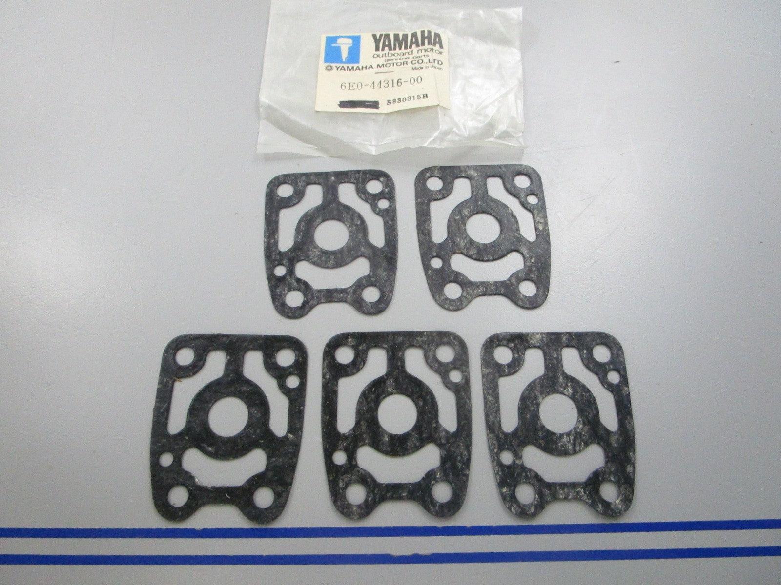 NEW OEM (LOT OF 5) 6E0-44316-00-00 Yamaha Water Pump Gasket 0810