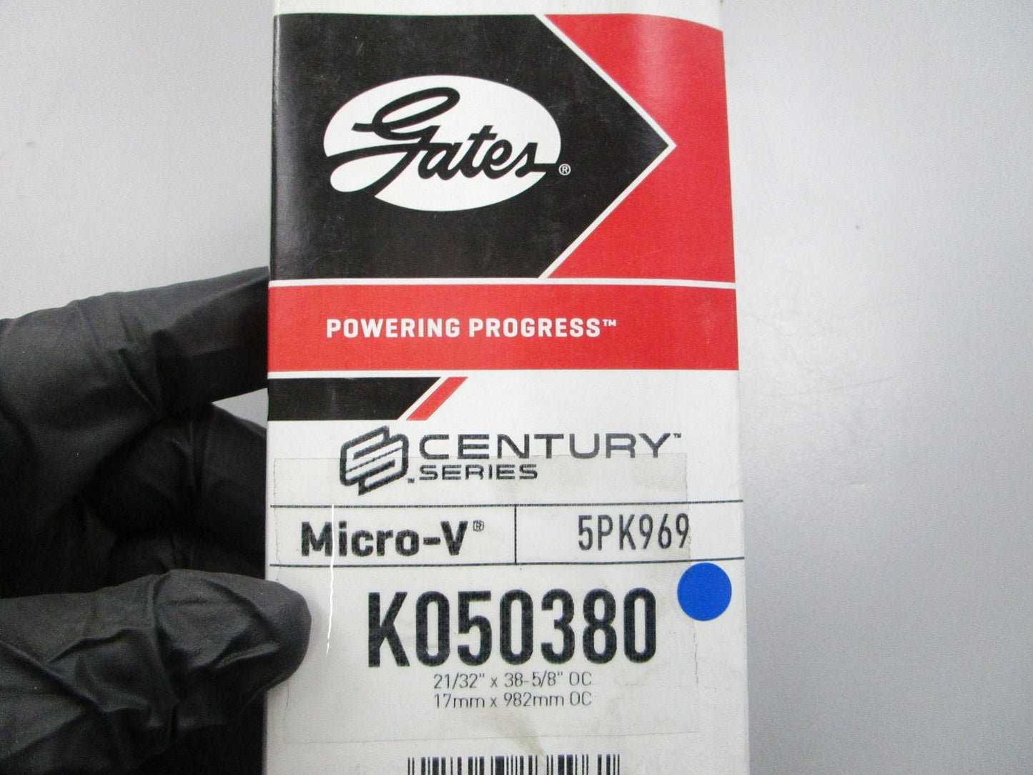 NEW K050380 Gates Micro-V Serpentine Belt 0810