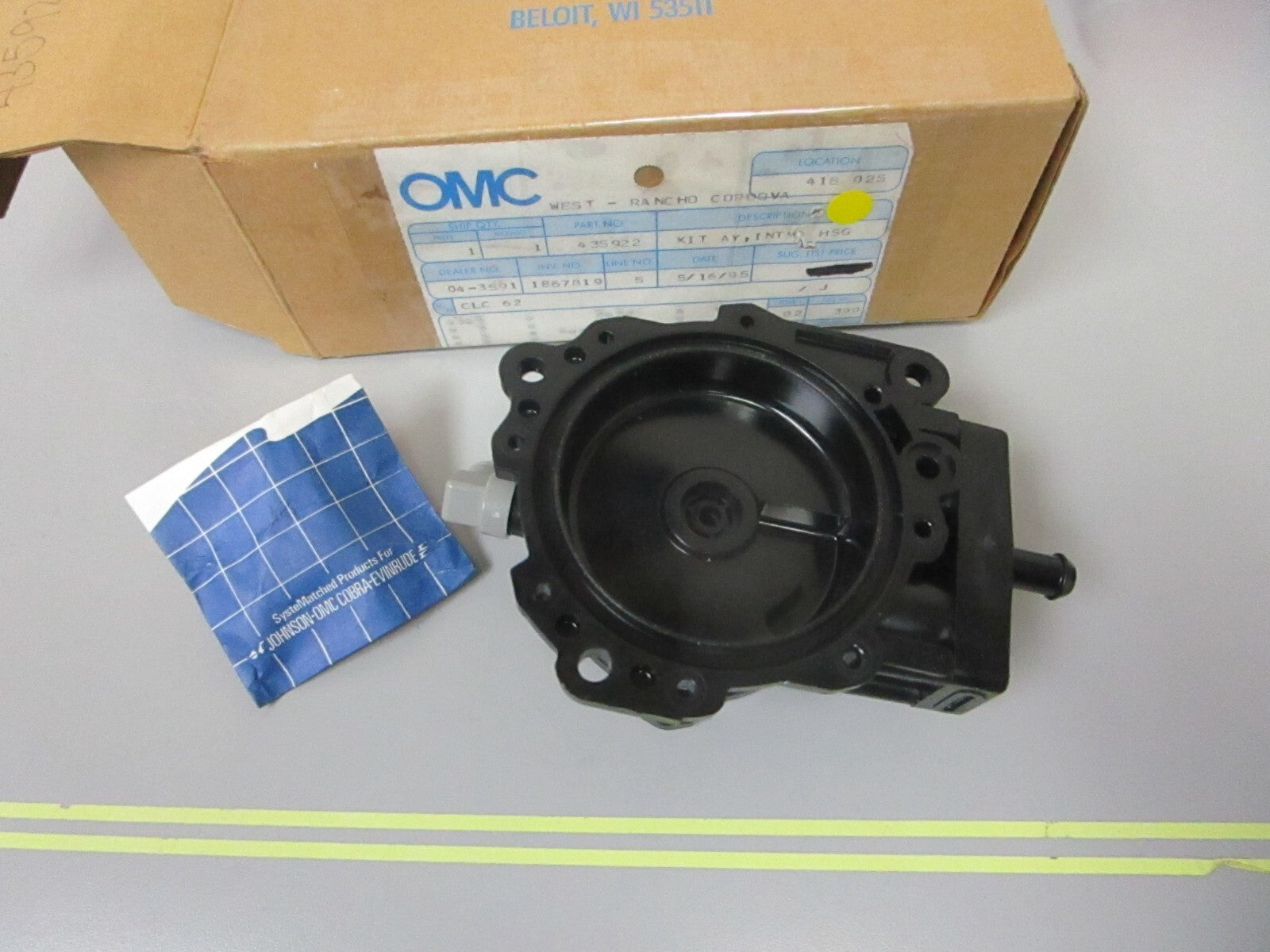 *NEW OEM* 0720 OMC Johnson Evinrude Housing Kit Assembly 435922 0435922