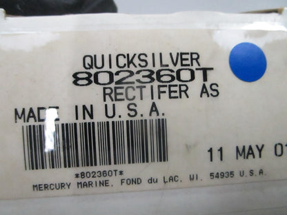 *NEW OEM* 0810 Mercury Quicksilver Rectifier Assembly 802360T