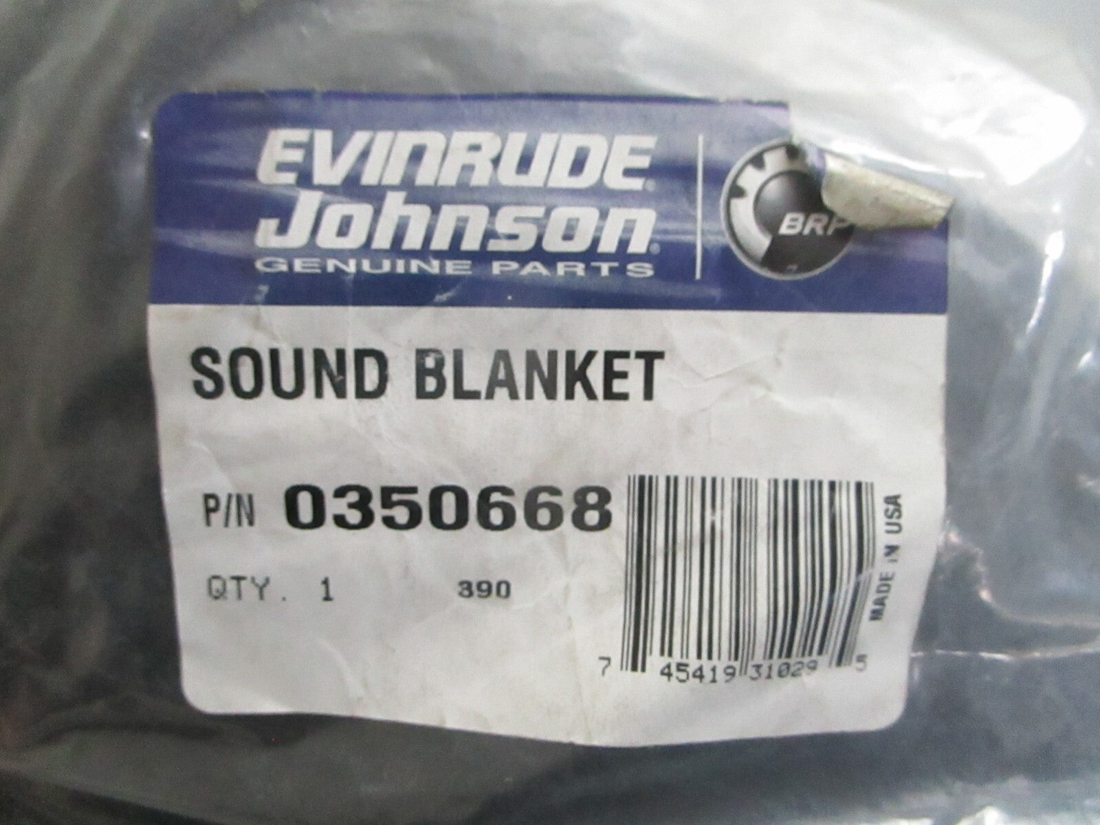 *NEW OEM* 0820 OMC Johnson Evinrude Sound Blanket 350668 0350668