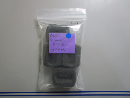 *NEW OEM* (LOT OF 4) 0770 OMC Johnson Evinrude Rubber Bumper 303918 0303918