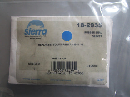 *NEW* (LOT OF 4) 0810 Sierra Rubber Seal Gasket 18-2935 Replaces: Volvo 418411-5