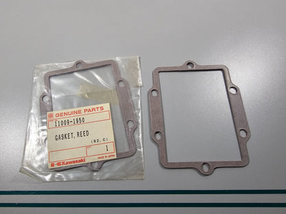 NEW OEM (LOT OF 2) 11009-1950 Kawasaki Reed Gasket 0810