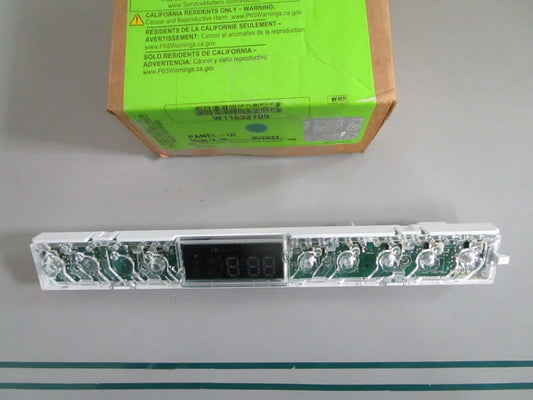 Whirlpool NEW OEM Dishwasher UI Control Panel W11632709 NOS Factory Part 0820