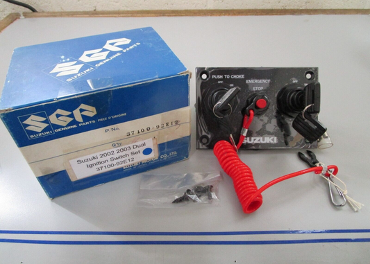 *NEW OEM* 0780 Suzuki 2002 2003 Dual Ignition Switch Set 37100-92E12