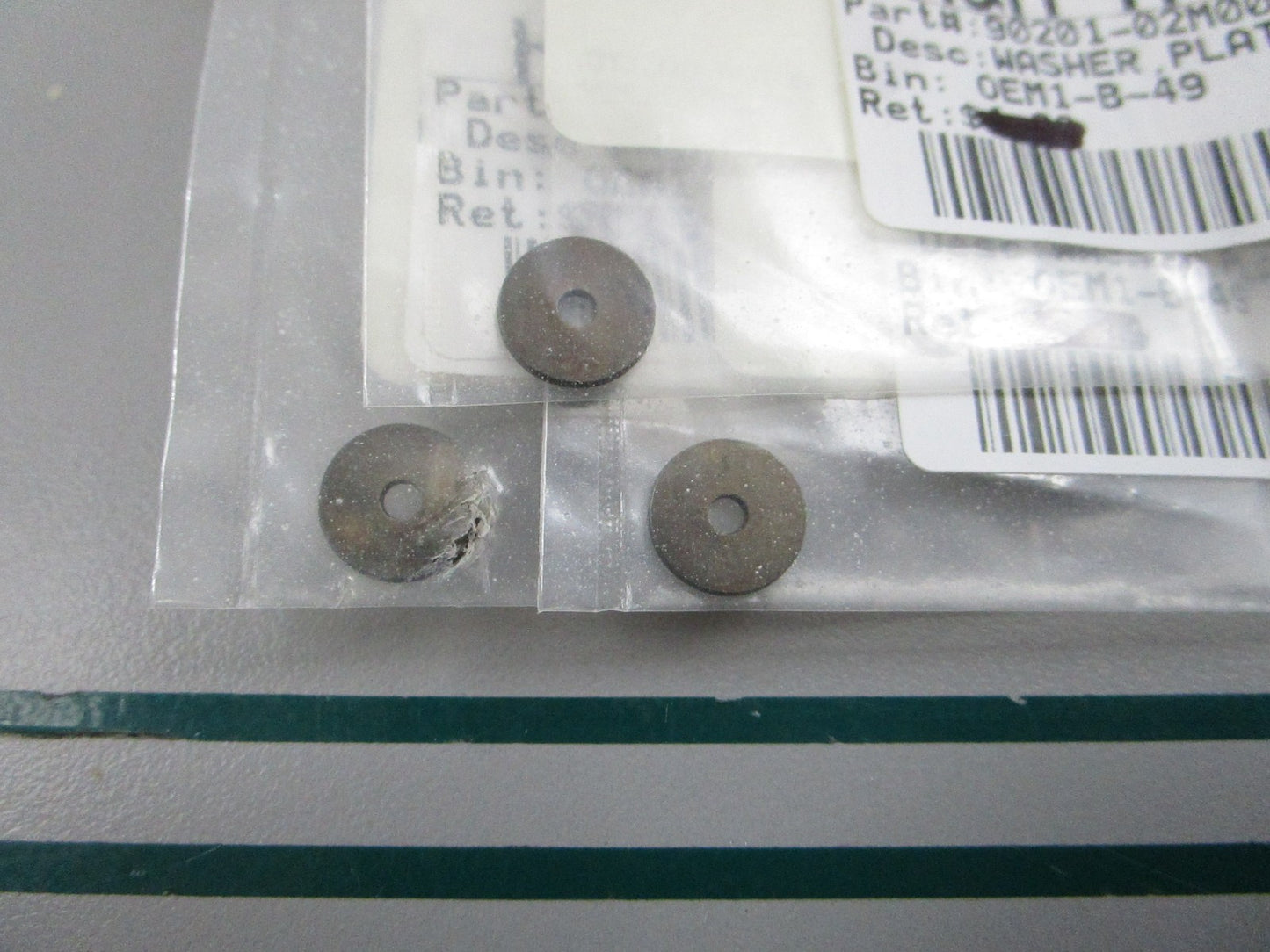 NEW OEM (LOT OF 3) 90201-02M00-00 Yamaha Plate Washer 0810
