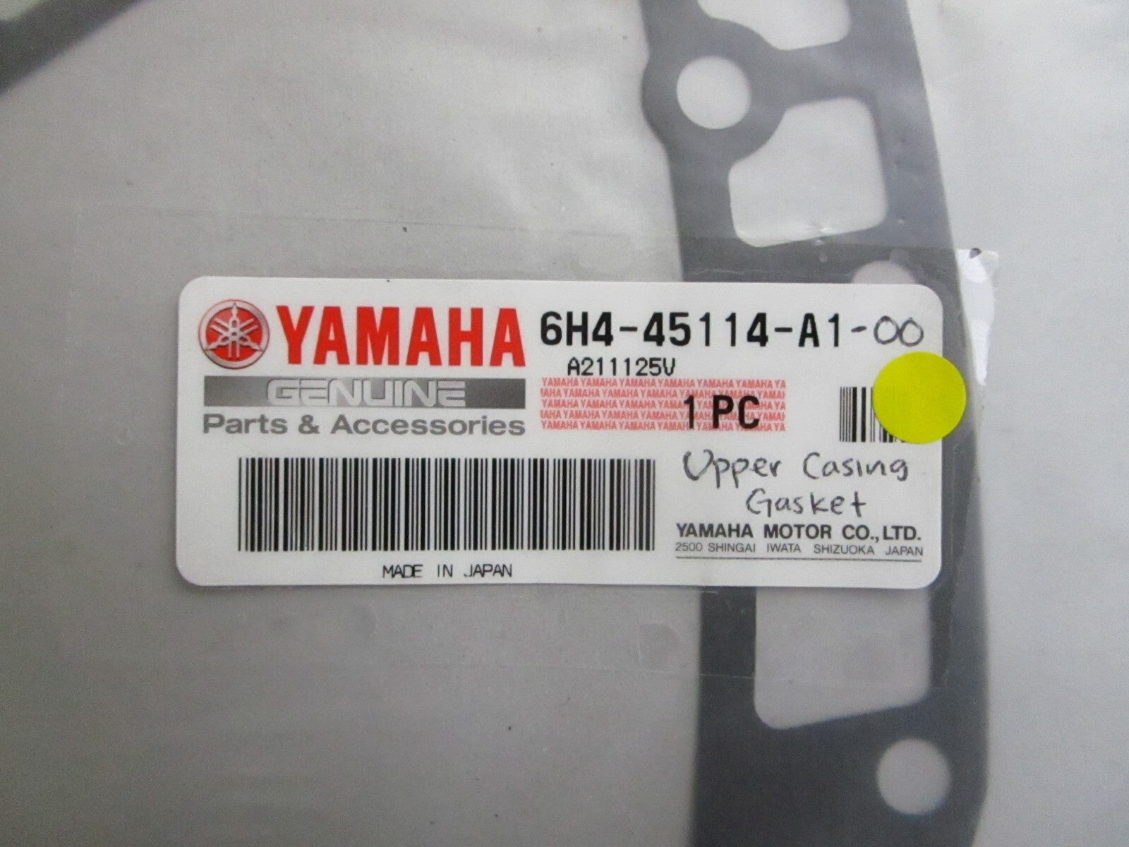 *NEW OEM* 0810 Mercury Quicksilver Upper Casing Gasket 6H4-45114-A1-00