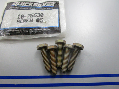 *NEW OEM* (LOT OF 5) 0810 Mercury Quicksilver Screw 10-76630