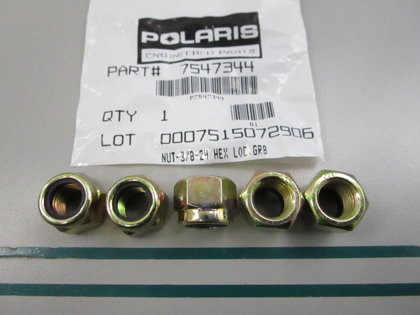 NEW OEM (LOT OF 5) 7547344 Polaris Nut 0810