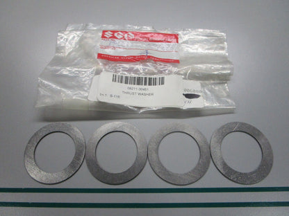 NEW OEM (LOT OF 4) 08211-30451 Suzuki Thrust Washer 0810