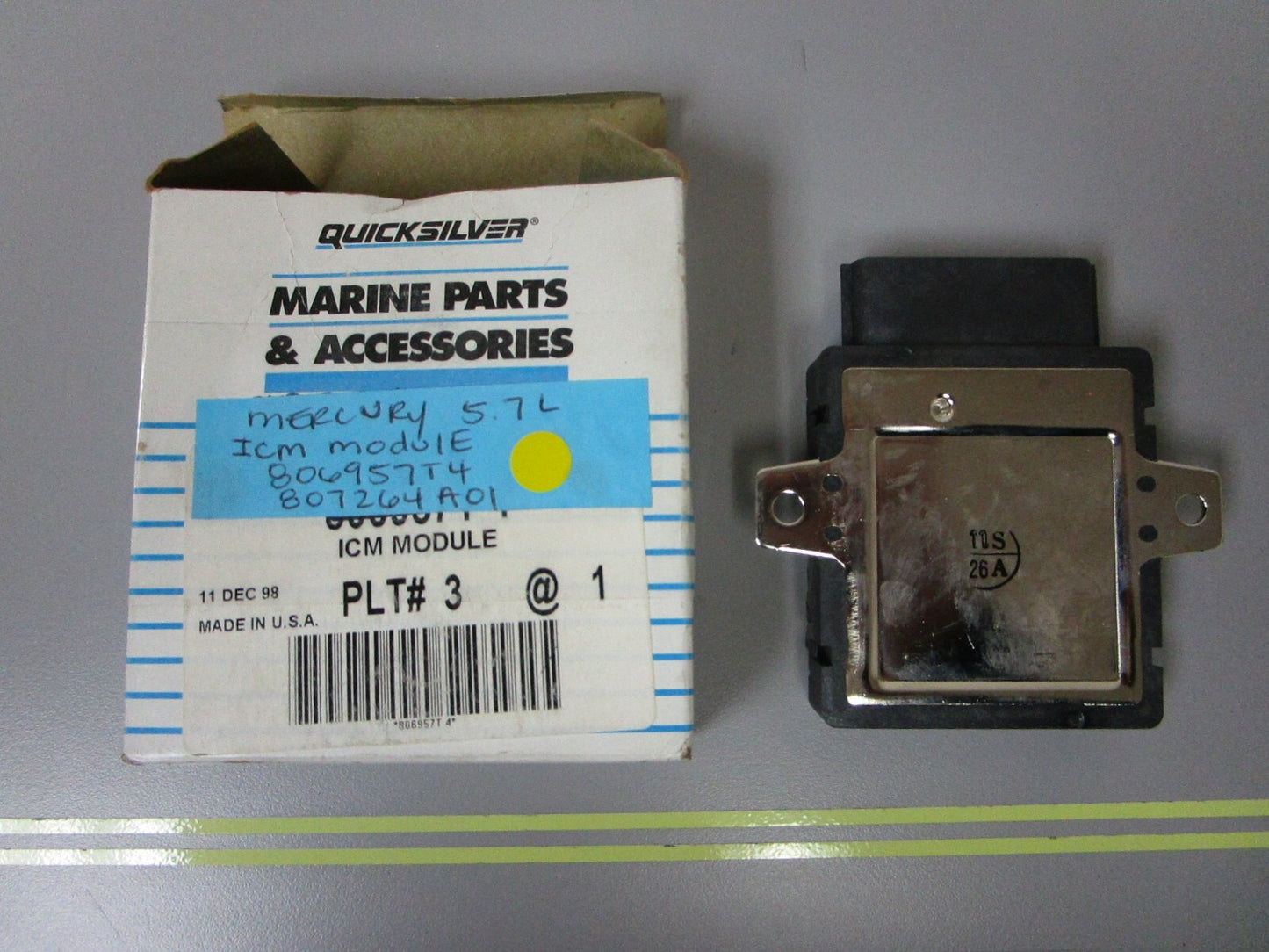 *NEW OEM* 0720 Mercury Quicksilver 5.7L Alpha ICM Module 806957T4 807264A01