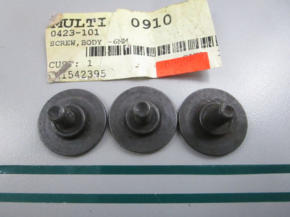 Arctic Cat NEW OEM Body Screw 6MM 0423-101 ATV NOS (LOT OF 3) 0810