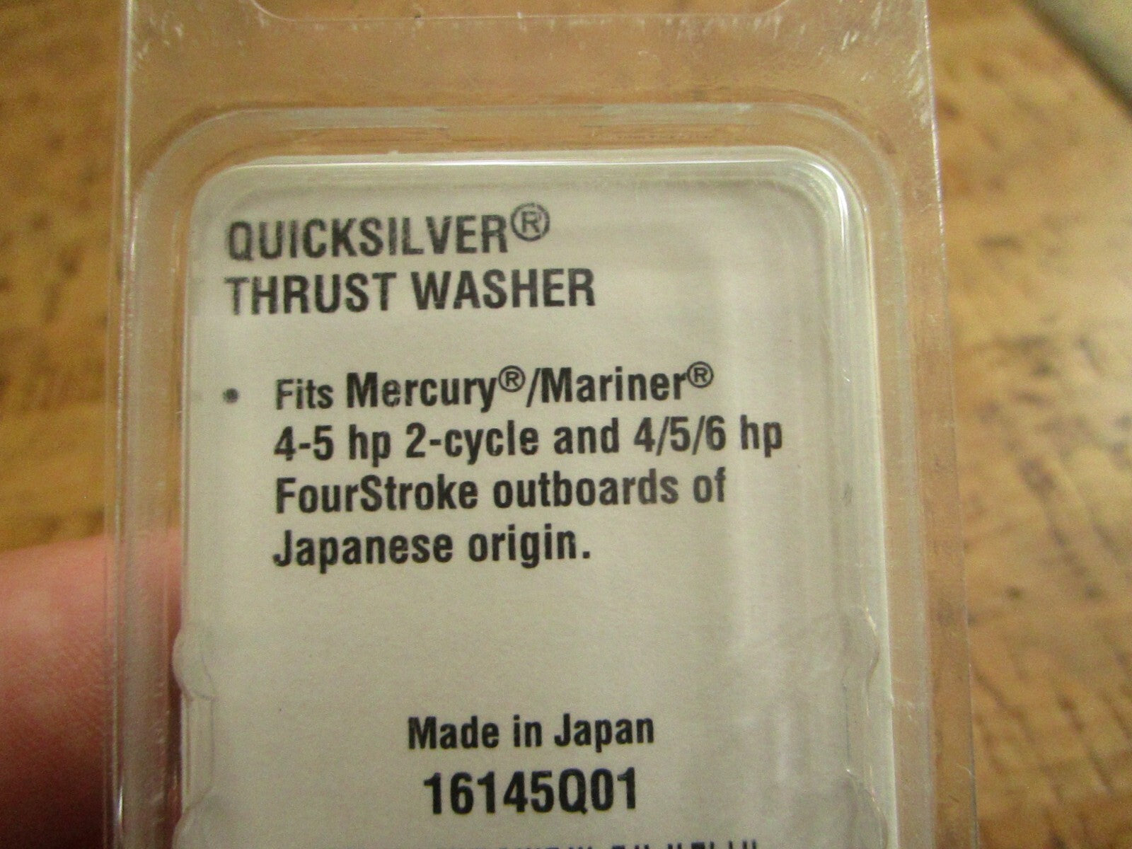 *NEW OEM* 0810 Mercury Quicksilver Thrust Washer 16145Q01