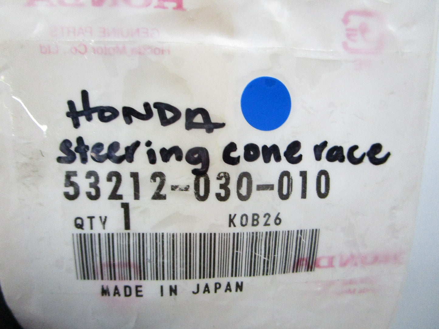 *NEW OEM* 0810 Honda Steering Cone Race 53212-030-010
