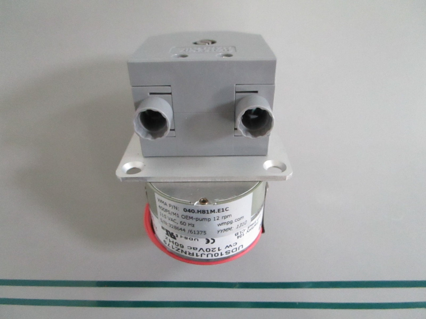 Watson-Marlow 040.H8IM.E1C Panel Mount Peristaltic Pump Head NEW OEM 0820