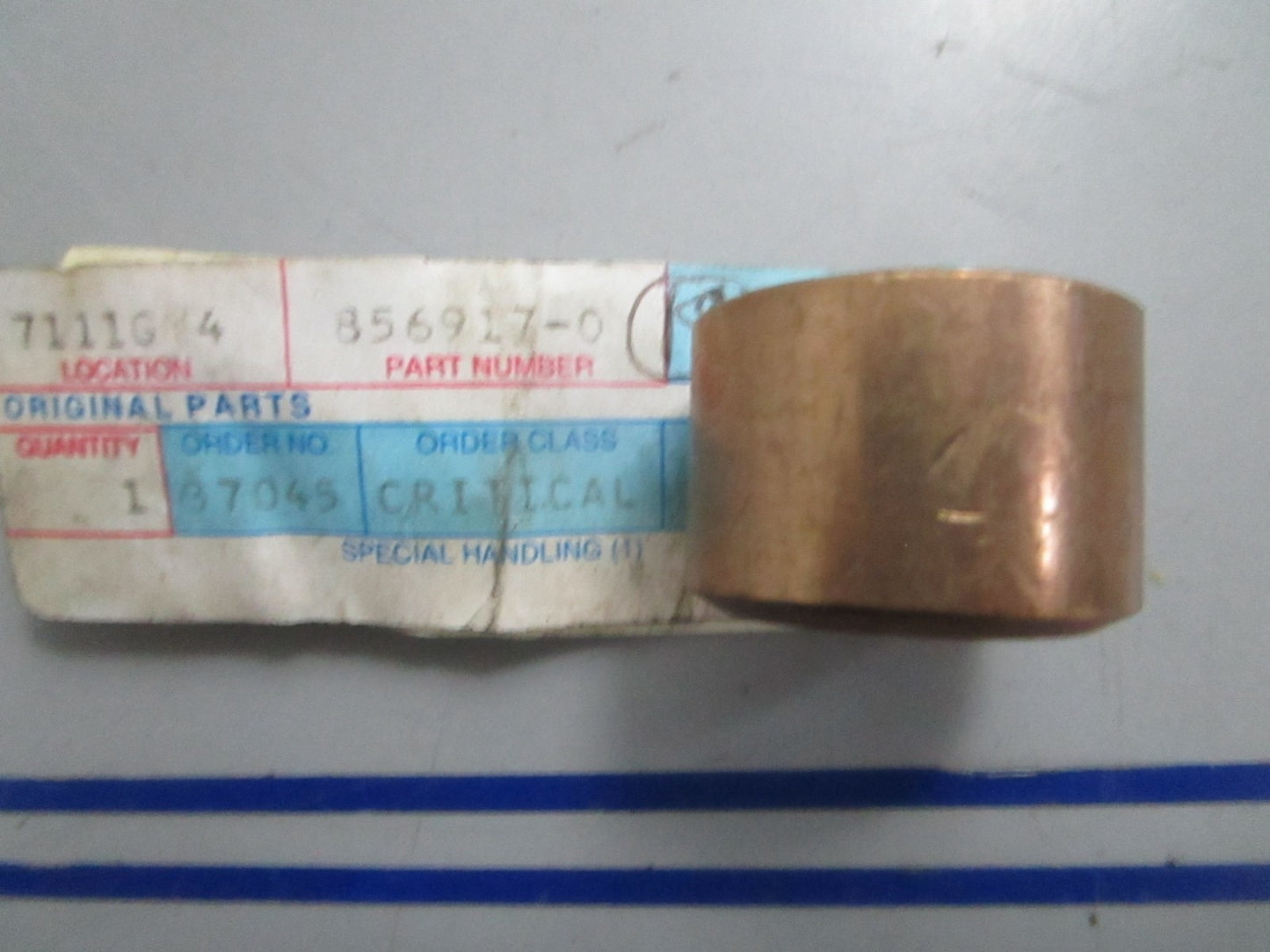 *NEW OEM* 0820 Volvo Penta Bearing 856917