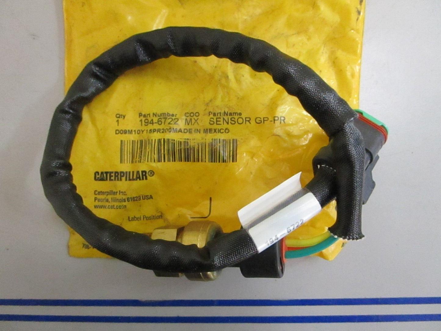 *NEW OEM* 0820 CAT Pressure Sensor 194-6722