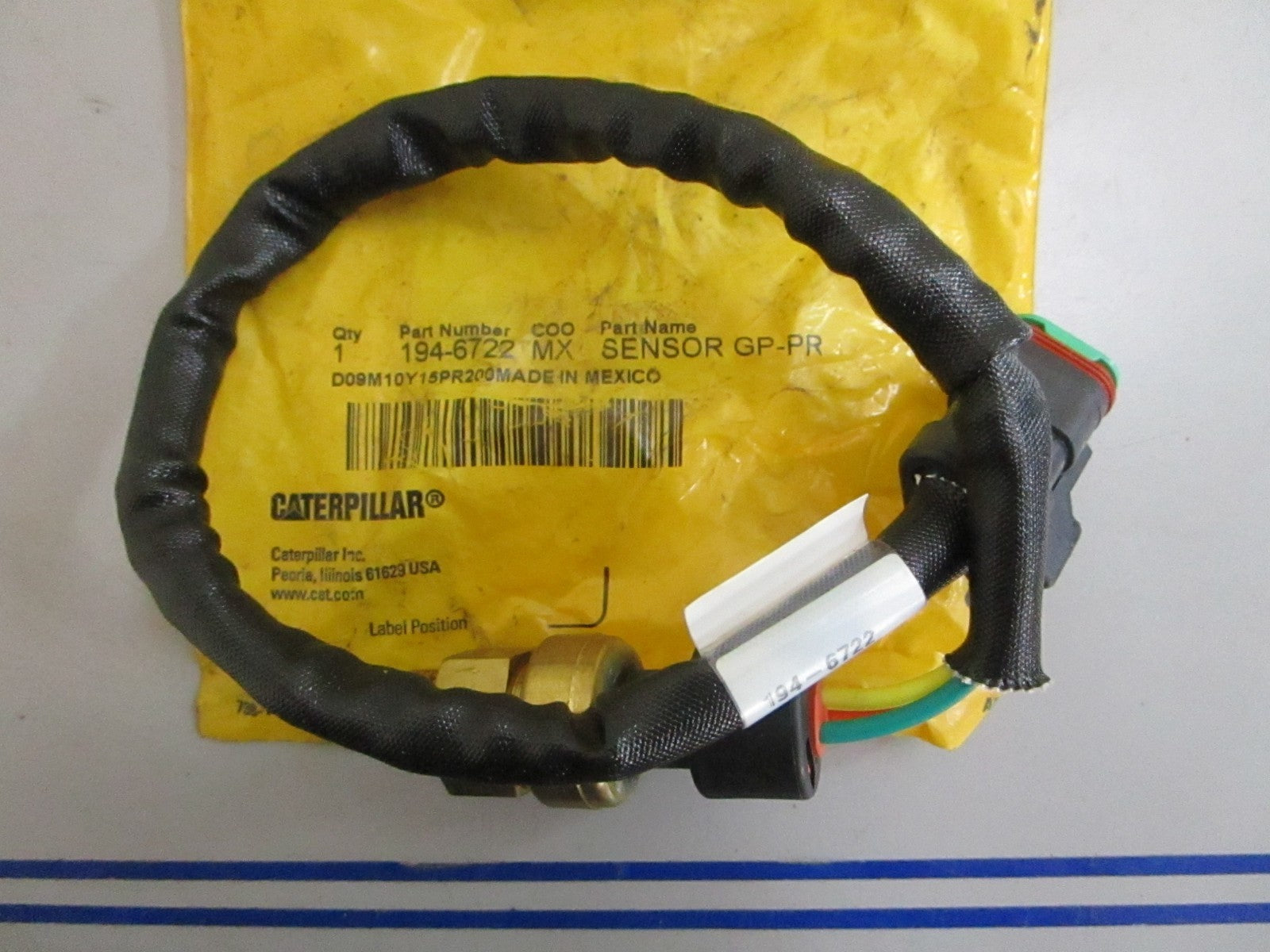 *NEW OEM* 0820 CAT Pressure Sensor 194-6722