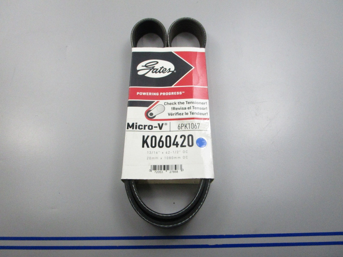 NEW K060420 Gates Micro-V Serpentine Belt 0810